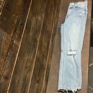 Kensie Light Blue Distressed Skinny Jeans